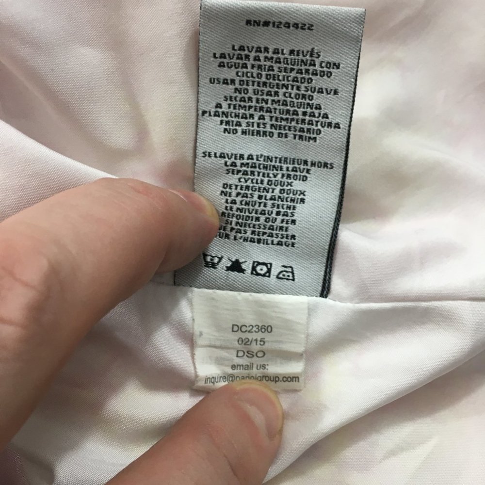 DKNY Girls L Dress Multicolor Floral 100% Polyester Lightweight Lined Sundress - Picture 9 of 9